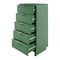 Manhattan Comfort Granville Tall 23.62 Narrow Dresser in Sage Green DR-5003 - alternate 4